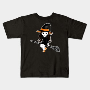 Cute Halloween Witch Kids T-Shirt